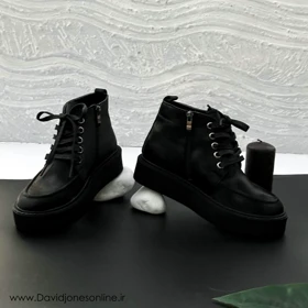 نیم بوت زنانه استرادیواریوس مدل Stradivarius Flat Ankle Boots - BTB30