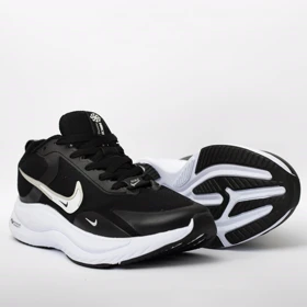 کفش کتانی نایک زوم طرح گل مشکی Nike Air Zoom Flower کد 275507