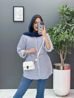مانتو نخی راه راه