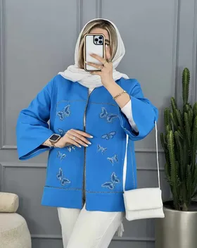 کت مغزی دوزی پروانه ای (89)کد3523