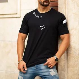 تیشرت مردانه دونایک NIKE رنگ مشکی آستین کش