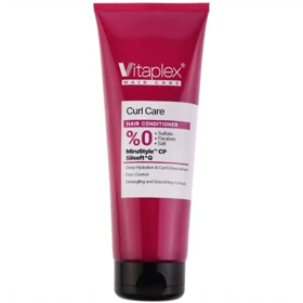 نرم کننده مو ویتاپلکس vitaplex مدل Curl Care مناسب موهای فر 250ml