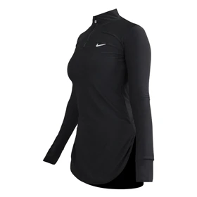 استرج آستین بلند نیم زیپ ورزشی زنانه نایک مدل VHD-3K1452 طوسی تیره