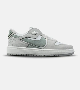 کفش مردانه و زنانه سفید طوسی سبز NIKE AIR JORDAN مدل 7745