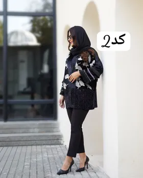 مانتو مخمل مدل رایا کد 131
