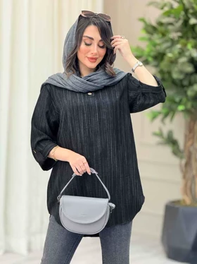 مانتو یقه دو دکمه گیلدا