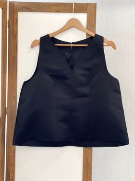 تاپ ساتن آمریکایی مشکی