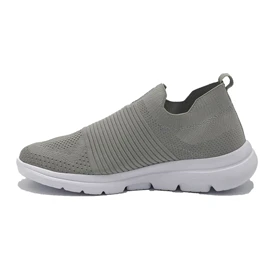 کتانی مردانه بافت مدل اسکیچرز Skechers رنگ طوسی