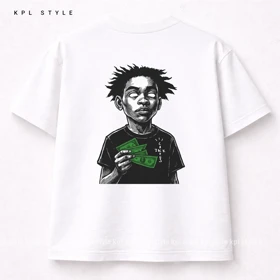 تیشرت باکسی صد درصد پنبه طرح Y2K | استایل ترندی و مدرن | کد 1395