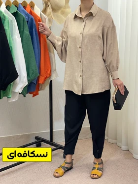 شومیز مانتویی لینن