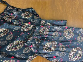 ست تاپ و شلوارک طرح بوسه 201