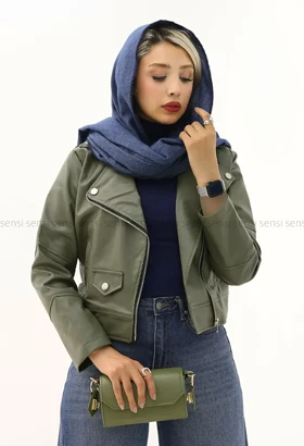 بایکر چرم آستر دار زارا کد1004863