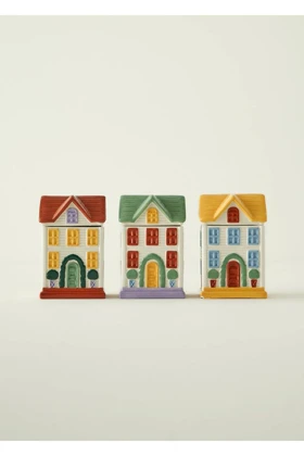 ست جاادویه Bella Maison مدل House سرامیکی - چندرنگ