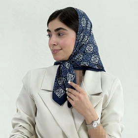 مینی اسکارف زنانه تویل طرحدار | آی بولک