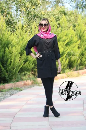 مانتو میکرو کمر سه دکمه