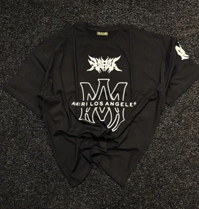 تیشرت امیری AMIRI مردانه قواره لش باکسی پشت چاپ