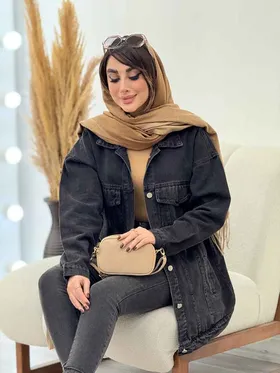 مانتو جین جیب پاکتی شادی