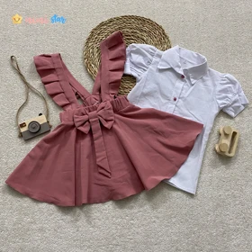 شومیز دامن ساسبندی 3 تا 9 سال