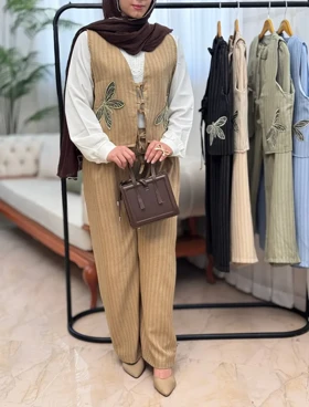 ست ژیله شلوار سنجاقک 3152