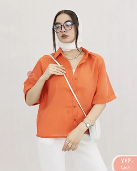 شومیز باکسی شیشه ای 7760