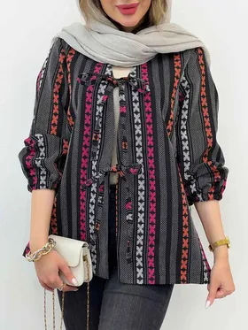 مانتو طرح سنتی شادان