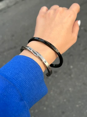 دستبند بنگل مردانه رومی پیچ