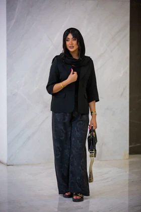 کت کریستال آستین سه ربع