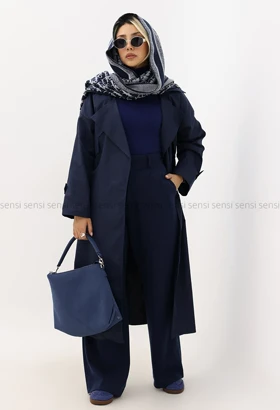 بارانی آستر دارپشت چاک‌دار@@ کد1004287