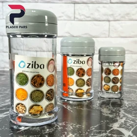 نمکپاش سه کاره کریستال زیبا