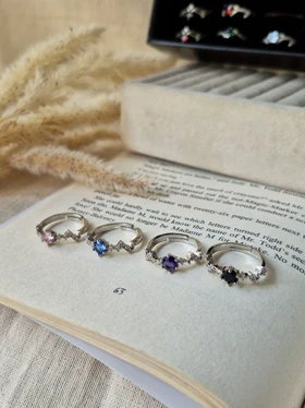 انگشتر جواهری (طرح یکی بخر 3تا ببر) 01