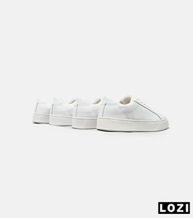 کفش کژوال مردانه چرمی سفید ZARA