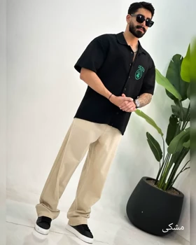 پیراهن مردانه مراکشی سایه_کد4342