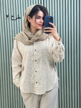 مانتو شومیزی کبریتی بهاری