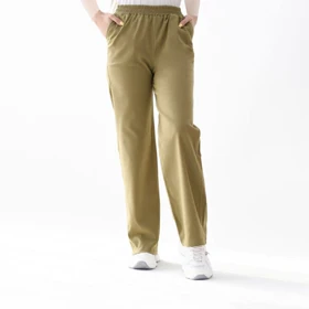 شلوار نیم بگ کتان کد 153