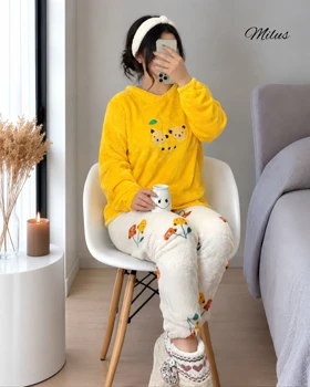 ست راحتی تدی حوله ای وارداتی چری بری
