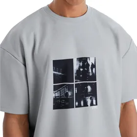 تیشرت اورسایز مردانه basketball 1991 مدل TS1973 G