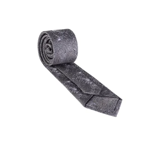 ست کراوات و دستمال جیب طوسی 98129