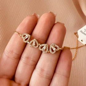 گردنبند مگنتی قلب بازشو استیل