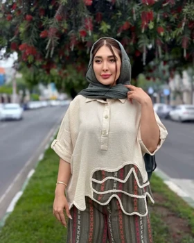 مانتو شلوار مزونی دویسانا