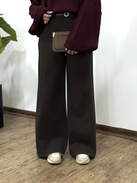 شلوار کتان بگ مورین