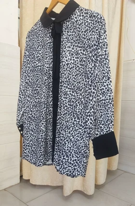 شومیز زنانه پلنگی بزرگ