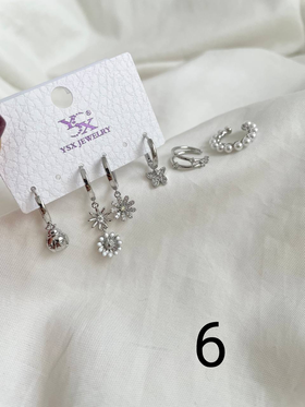 گوشواره پک 6 عددی