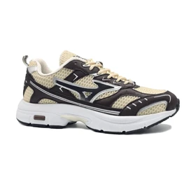 کفش و کتانی مردانه مدل میزانو Mizuno رنگ کرم قهوه ای کد 2085