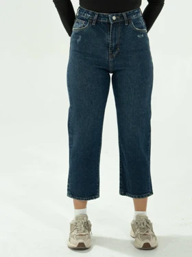 شلوارجین زنانه مدل راسته کمرکش شناسه71483