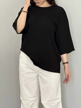 تیشرت لانگ زنانه ساده