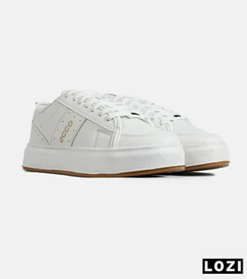 کفش کتانی کژوال مردانه و زنانه سفید Ecco مدل 7796