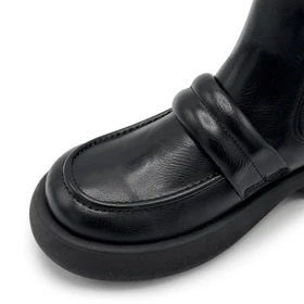 کفش نیم بوت زنانه مدل Stradivarius Flat Ankle Boots - BTB0120