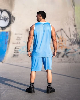 ست بسکتبالی نایک ورزشی آبی آسمانی