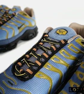 کفش کتانی مردانه و زنانه آبی طلایی NIKE AirMax Plus TN Ultra مدل 6880