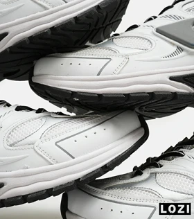 کفش کتانی مردانه سفید طوسی DIESEL S-SERENDIPITY SPORT
